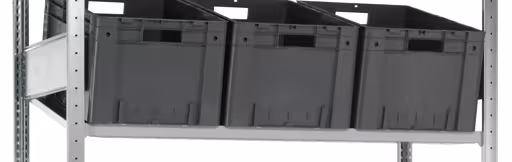 Zusatzebene für Kanbanregal MULTIplus150, 1000 x 600, verzinkt, ohne Trenn- und Seitenführungen von der Marke Schulte Lagertechnik aus der Produktreihe Fachbodenregale