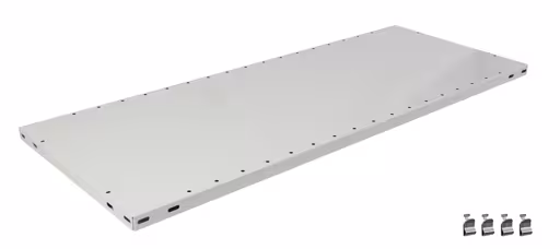 Zusatz-Fachboden MULTIplus150 750 x 800, RAL 7035 lichtgrau, inkl. 4 Fachbodenträgern aus der Kategorie Zubehör mit der Artikelnummer 37208-B