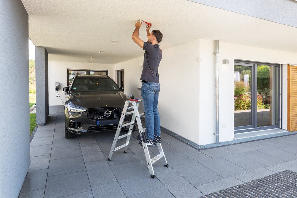 Milieubild 3812708 Munk Stufen-Stehleiter beidseitig begehbar 2x4 Stufen