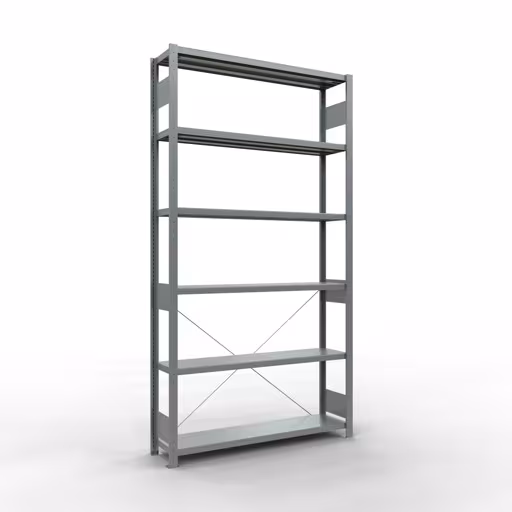 Stecksystem Grundregal 2500x1300x300 mm, Typ 250 kg, verzinkt von der Marke Schulte Lagertechnik Stecksystem Grundregal 2500x1300x300 mm, Typ 250 kg, verzinkt aus der Kategorie Grundregal mit der Artikelnummer 12931-130