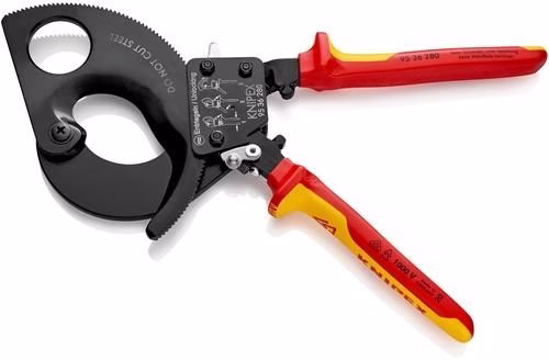 Detailbild 4040184 Kabelschneider Gesamtlänge 280 mm maximal 52 (380 mm²) mm Mehrkomponenten-Hüllen VDE KNIPEX