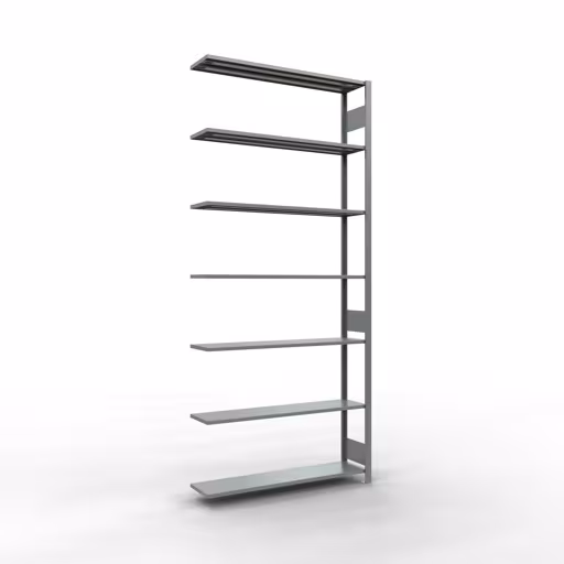 Anbauregal, Fachbodenregal Stecksystem MULTIplus150, 3000 x 1300 x 300 mm (HxBxT), 7 Fachböden, Längenriegel, verzinkt von der Marke Schulte Lagertechnik Anbauregal, Fachbodenregal Stecksystem MULTIplus150, 3000 x 1300 x 300 mm (HxBxT), 7 Fachböden, Längenriegel, verzinkt aus der Kategorie Anbauregal mit der Artikelnummer 12737-130-LR