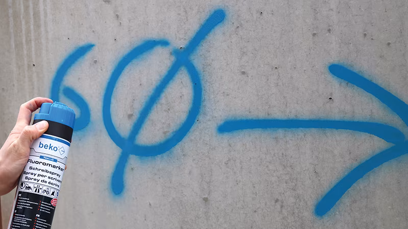 TecLine Fluoromarker Schreibspray 500 ml LEUCHTPINK Kunst, Graffiti, Person