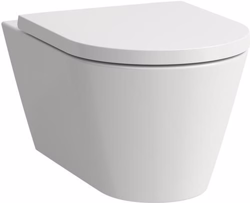 Detailbild 4050343 Laufen Wand-WC KARTELL spülrandlos, Tiefspüler weiß