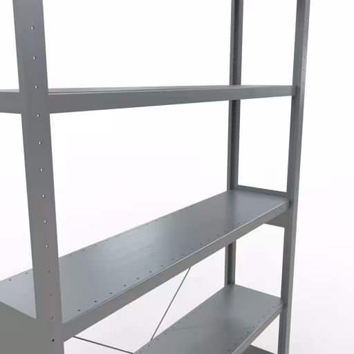 Produktbild Nr 15 des Artikels Stecksystem Grundregal 2500x1300x300 mm, Typ 250 kg, verzinkt Abbildung Nr 15 des Artikels Stecksystem Grundregal 2500x1300x300 mm, Typ 250 kg, verzinkt aus der Produktgruppe Stecksystem von der Marke Schulte Lagertechnik