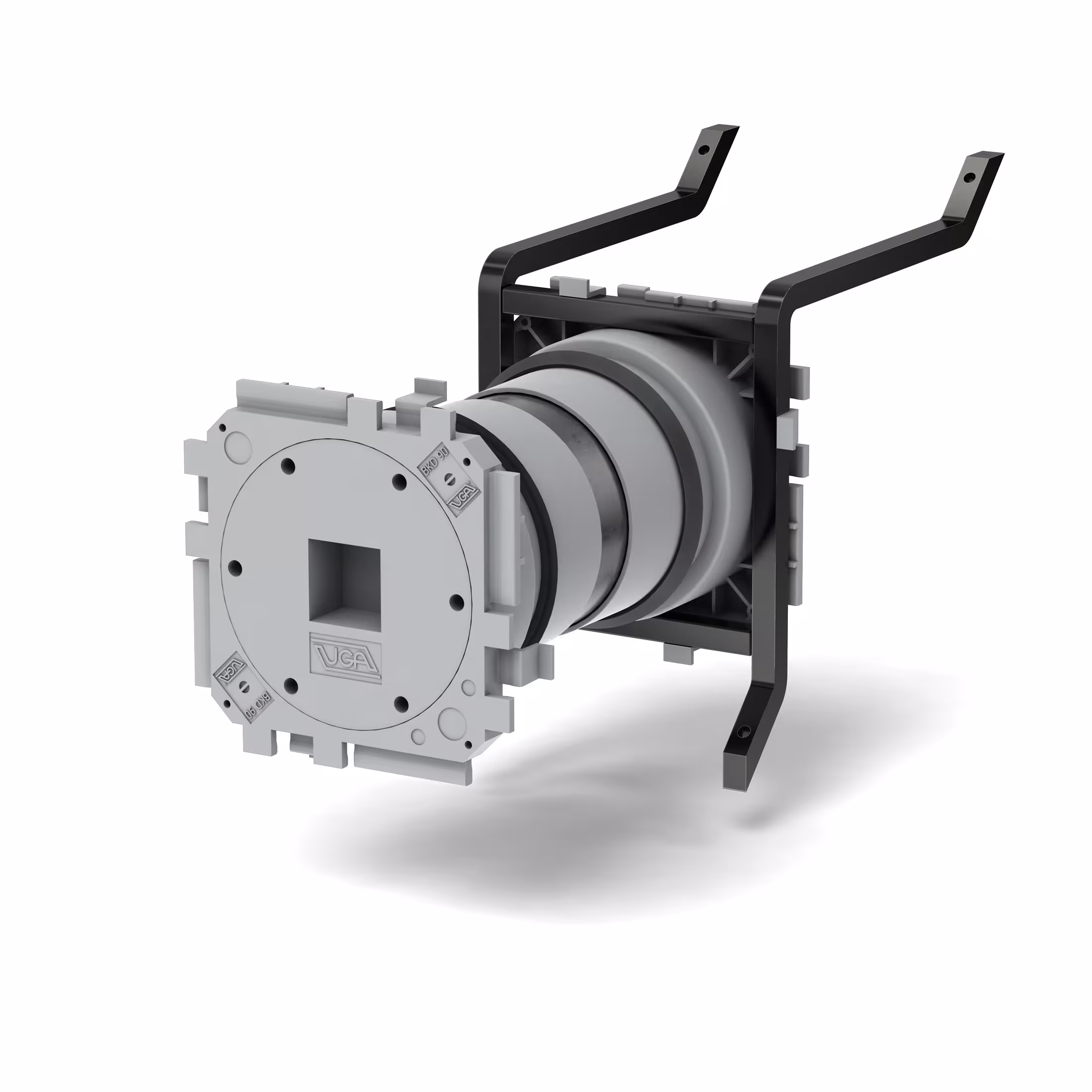 Andere Ansicht des Artikels Doppel Schrägdichtpackung Bajonett BKD90-K2-S30/250 aus der Kategorie Mauerdurchführungen