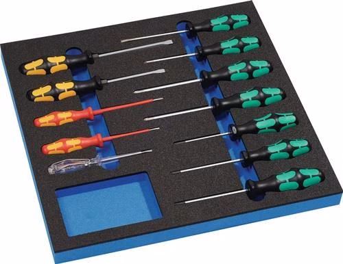 Werkzeugmodul 12-teilig 2/3-Modul Schlitz/Phillips/Pozidriv/TORX WERA von der Marke Wera Werkzeugmodul 12-teilig 2/3-Modul WERA aus der Kategorie Ordnungssysteme & Werkstattwagen mit der Teilenummer 4000871288