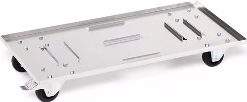 Chariot de transport en acier galvanisé pour caisses en aluminium de 29 à 91 l, capacité de charge totale 50 kg, de la marque Chariot de transport en acier galvanisé pour caisses en aluminium de 29 à 91 l, capacité de charge totale 50 kg, de la catégorie châssis palette, référence 9000447995