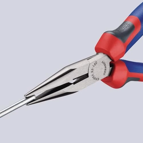Detailbild 4078686 Flachrundzange Länge 160mm flach/rund gerade poliert Comfort-Griff KNIPEX
