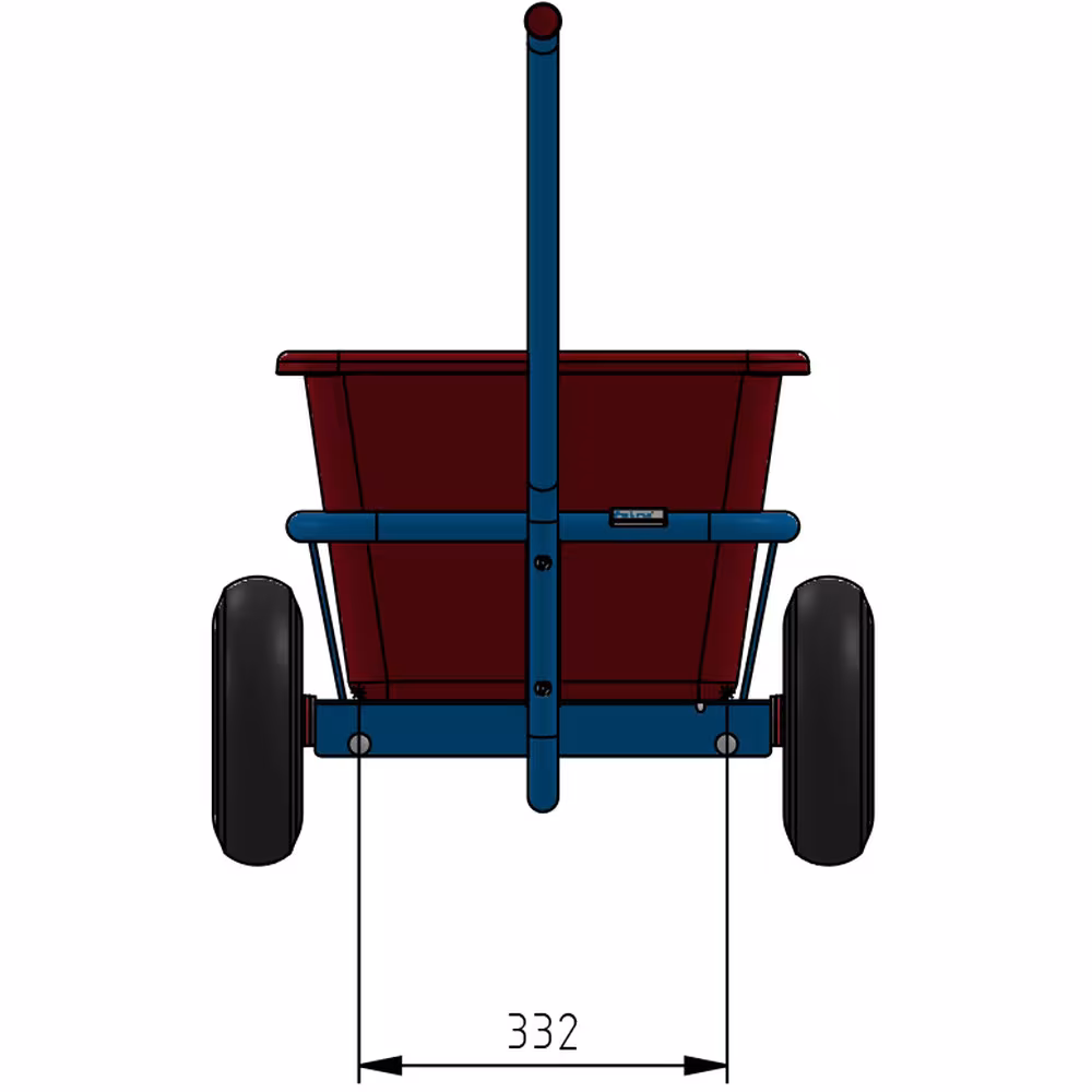 Zusatzbild des Artikel Handwagen 4101L - Lufträder Ø260 mm Breite 332 mm, Länge 632 mm Zusatzbild des Artikel Handwagen 4101L - Lufträder Ø260 mm Breite 332 mm, Länge 632 mm aus der Kategorie Handwagen/Pritschenwagen