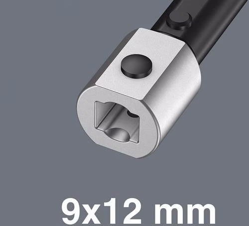 Detailbild 3992712 Einsteckringschlüssel 7775 SW 19mm 9x12mm CV-Stahl WERA