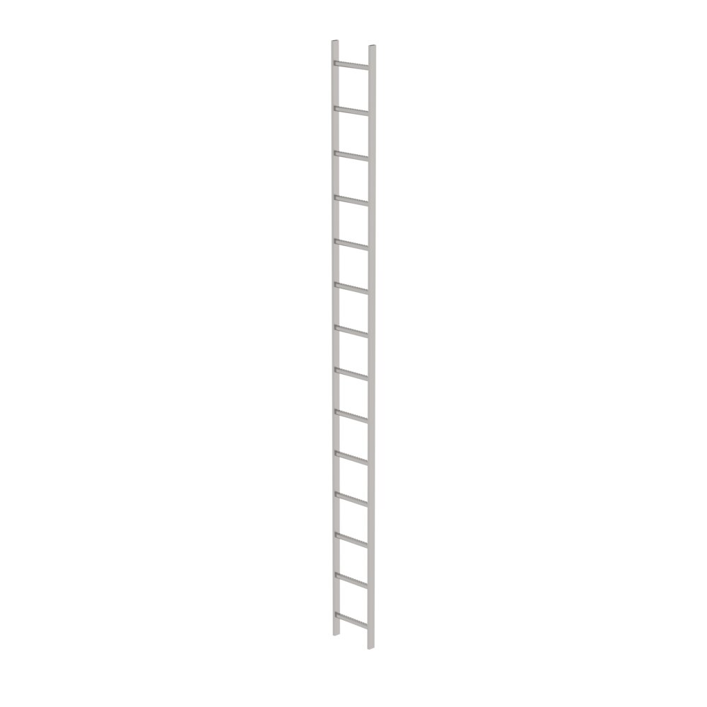 Munk schachtladder, roestvrij staal V4A, 300 mm vrije breedte, 14 sporten, van Günzburger Steigtechnik Munk schachttrap, roestvrij staal V4A, 300 mm vrije doorgang, uit de categorie schachttechnologie, artikelnummer 062014