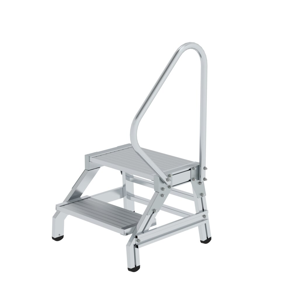 Munk Montagetritt mit Handlauf 2 Stufen von Günzburger Steigtechnik Munk Montagetritt mit Handlauf aus der Kategorie Tritte mit der Artikelnr. 050178, Stuhl, Mobiliar