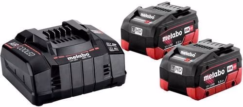 Batterijset Basic 5.5 LiHD 18 V 2x5.5 (LiHD) Ah box METABO van het merk Metabo Basis 5.5 LiHD 18V 2x5.5 (LiHD) Ah accuset, kartonnen doos, METABO, uit de categorie Accu's en laders voor snoerloos gereedschap, artikelnummer 4681108168