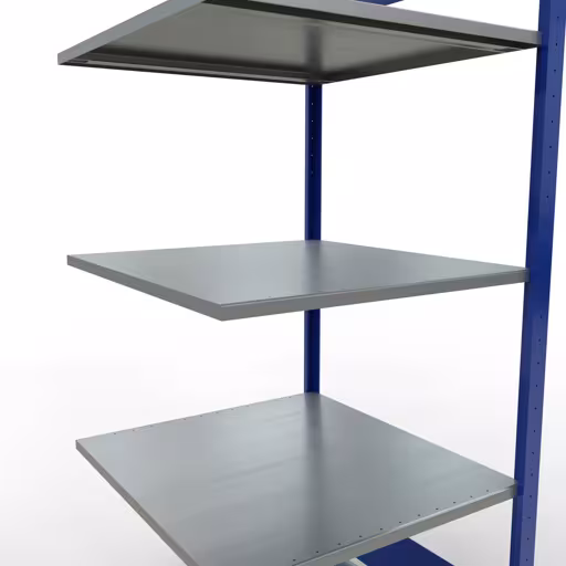 Anbauregal, Fachbodenregal Stecksystem MULTIplus150, 2000 x 750 x 800 mm (HxBxT), 5 Fachböden, Längenriegel, RAL 5010 enzianblau/verzinkt/verzinkt aus der Kategorie Anbauregal mit der GTIN 4004514281524 Anbauregal, Fachbodenregal Stecksystem MULTIplus150, 2000 x 750 x 800 mm (HxBxT), 5 Fachböden, Längenriegel, RAL 5010 enzianblau/verzinkt/verzinkt von der Marke Schulte Lagertechnik aus der Produktreihe Stecksystem