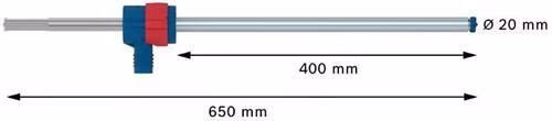 Hammerbohrer-Set EXPERT SDS Clean max-8X Ø 20,0 mm Länge 650mm Arbeitslänge 400mm BOSCH