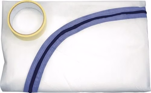 Staubschutztür 1 Tuch/1 Rolle Klebeband Tuch 2,2x1,1 m/Band 7 mx25mm FRIESS aus der Kategorie Staubschutztür mit der Tielenummer 4300600318
