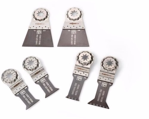 Sägeblatt-Set E-Cut Best of WOOD & METAL StarlockPlus St. je Karte 6 FEIN von der Marke Fein Sägeblatt-Set E-Cut Best of WOOD & METAL StarlockPlus St. je Karte 6 FEIN aus der Kategorie Oszillierendes Sägeblatt mit der Teilenummer 8000760020