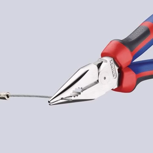 Detailbild 3989159 Spitzkombizange Länge 145mm poliert Comfort-Griff schwarz atramentiert KNIPEX