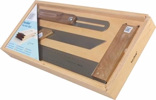 Tischler-Set 300mm 3-teilig VA/Nussbaum rostfrei HEDUE von der Marke Hedue Tischler-Set 300mm 3-teilig VA/Nussbaum rostfrei HEDUE aus der Kategorie Fühlerblattlehren und Anreissprodukte mit der Teilenummer 4000858528