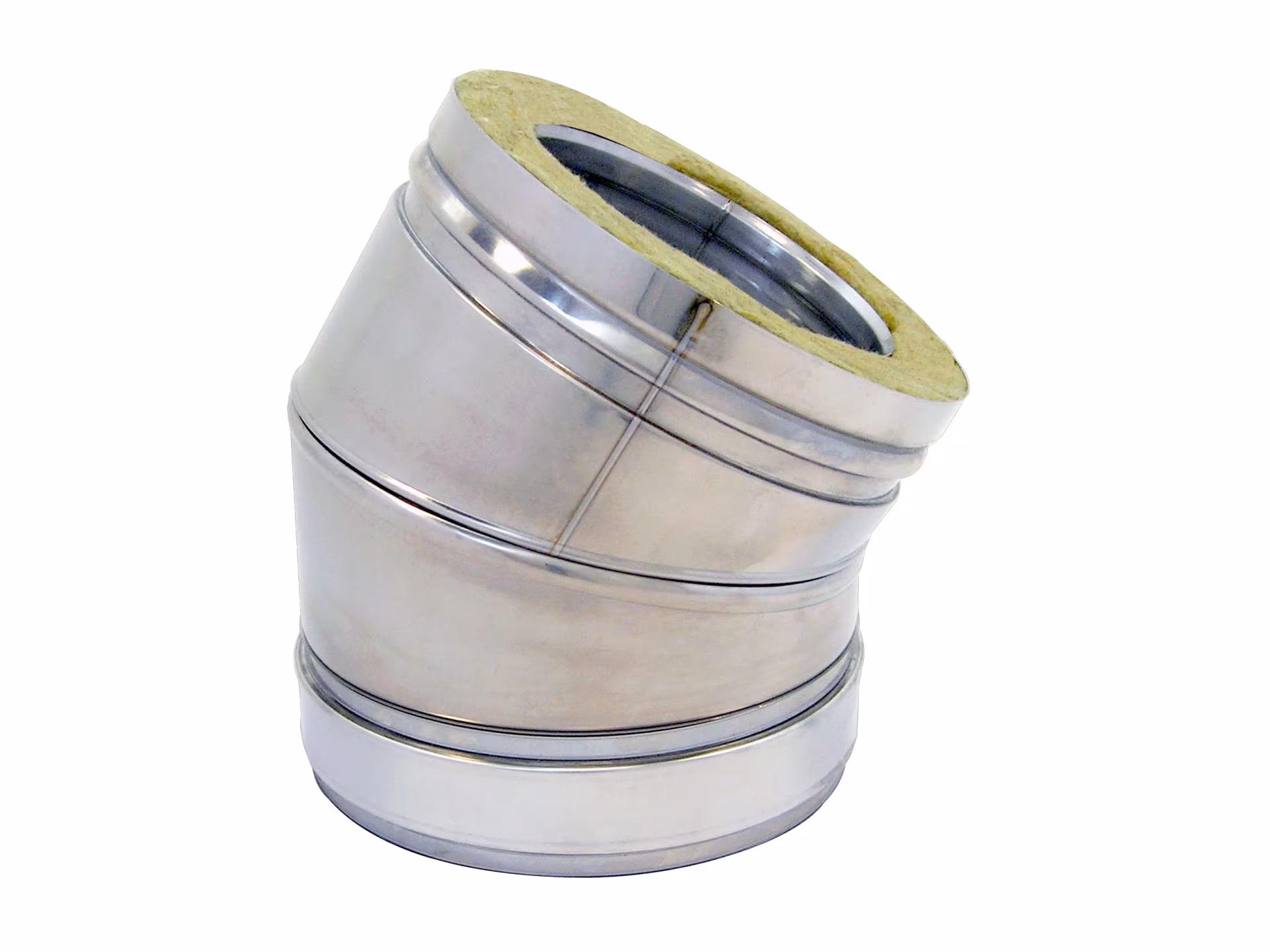 DW Doppelwandiger Bogen 30° D450 mit Klemmband von Skoberne DW Doppelwandiger Bogen 30° D450 mit Klemmband aus der Kategorie Edelstahl Abgassystem doppelwandig mit der Artikelnr. 671598