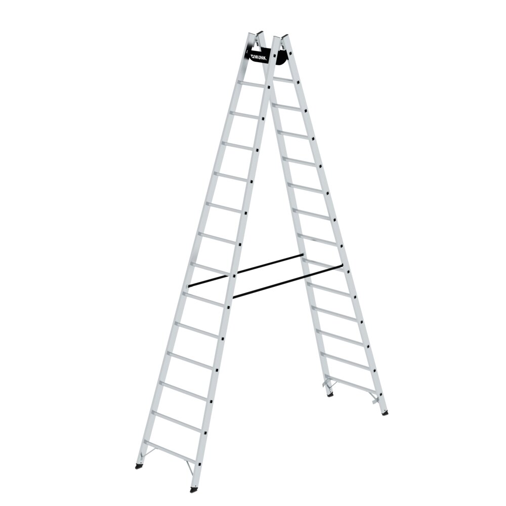 Munk Sprossen-Stehleiter 2x14 Sprossen von Günzburger Steigtechnik Munk Sprossen-Stehleiter aus der Kategorie Stehleitern mit der Artikelnr. 033028