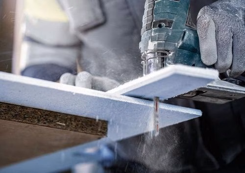 Stichsägeblatt Fiber Plaster T 141 HM Gesamtlänge 100 mm Zahnteilung 4,3 mm Faserzementplatten, Trockenbauwand 3 Stück / Karte BOSCH