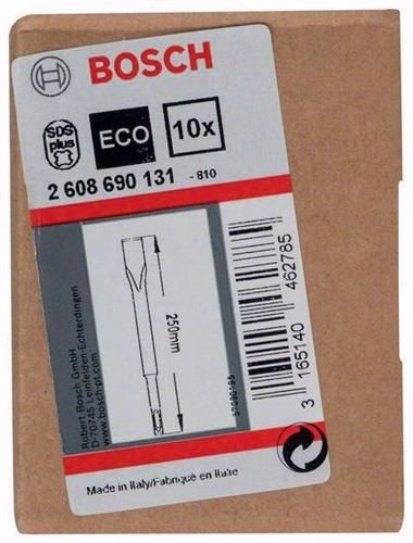 Flachmeißel SDS-plus Gesamtlänge 250mm ger.Schneiden-Breite 20mm SDS-PLUS Eco 10er Pk. BOSCH