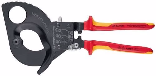 Kabelschneider Gesamtlänge 280 mm maximal 52 (380 mm²) mm Mehrkomponenten-Hüllen VDE KNIPEX