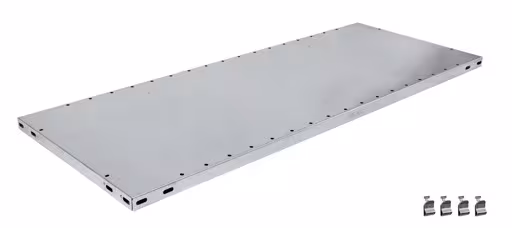 Zusatzbild des Artikels Zusatz-Fachboden MULTIplus85 1000 x 500, verzinkt, inklusive 4 Fachbodenträgern aus Zubehör