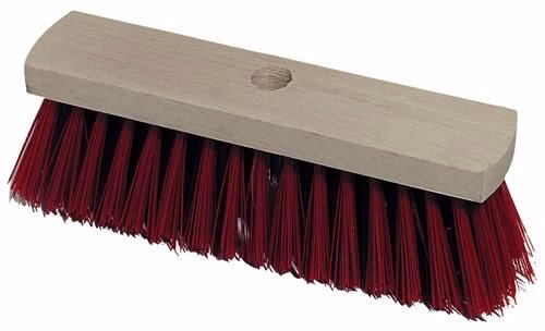 Balai de rue Elaston, 400 mm de long, avec trou pour le manche, en bois plat, extra résistant, de la marque Balai de rue Elaston, 400 mm de long, avec trou pour manche, en bois plat, extra résistant, de la catégorie des balais industriels et de rue, référence 9000470108