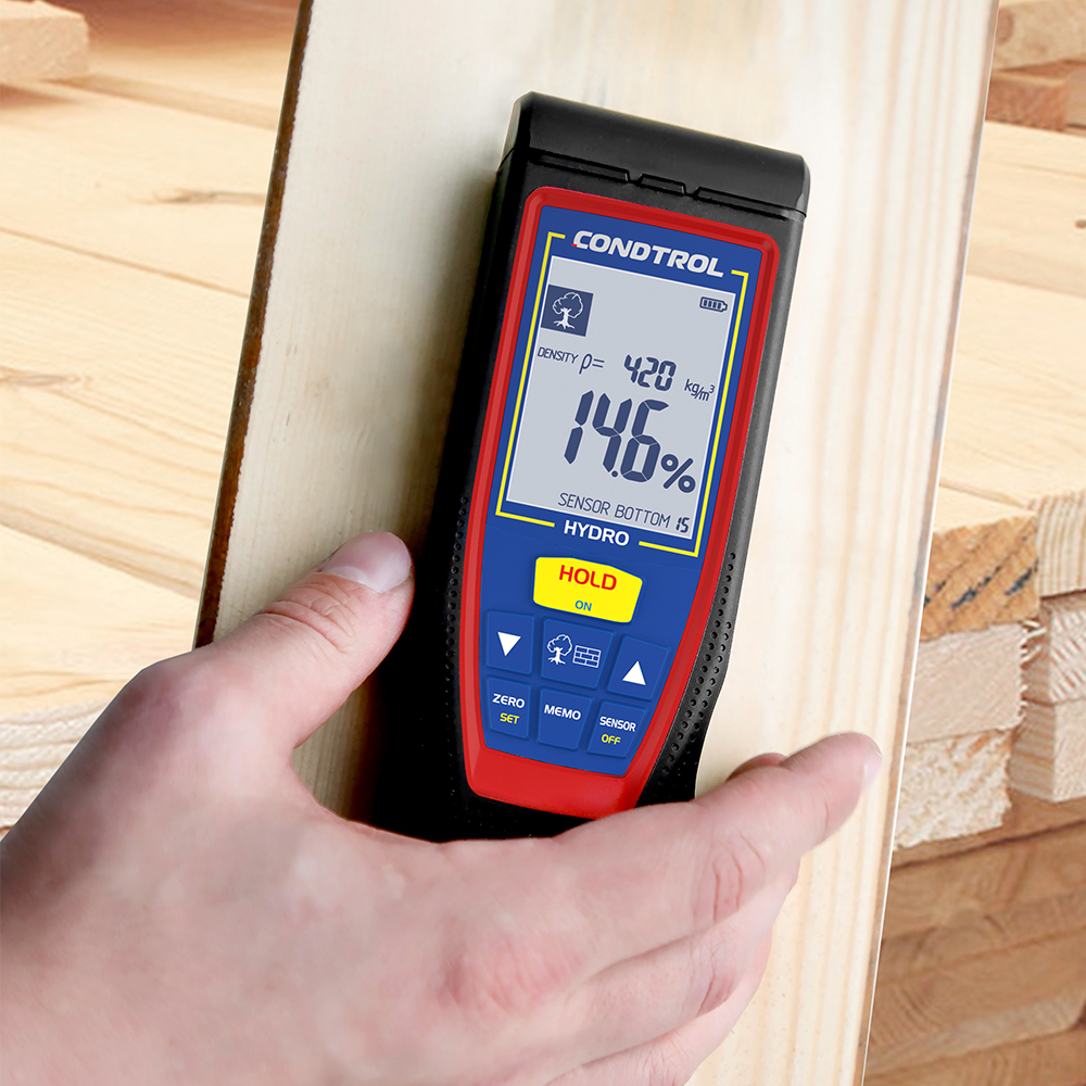 Feuchtigkeitsmesser Hydro für Holz und Beton