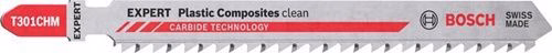 Stichsägeblatt Plastic Composites T301CHM Länge117 mm Zahnteilung 3,3 mm 3 Stück / Karte BOSCH aus der Kategorie Stichsägeblatt mit der Teilenummer 4000837478