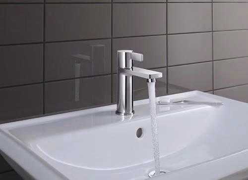 Detailbild 4040052 Waschtisch D-Neo 600x440mm weiß 1 Hahnloch, mit Überlauf DURAVIT