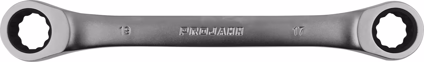 GearTech Doppelring Schlüssel 8 x 10mm von der Marke PROJAHN GearTech Doppelring-Ratschenschlüssel metrisch klassik Typ Variante: GearTech Doppelring Schlüssel 8 x 10mm aus der Kategorie Ring- und Doppelringschlüssel mit der Artikelnr. 340810