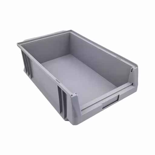 Sichtlagerkasten, TxBxH 150x315x500 mm, grau, Polypropylen von der Marke Schulte Lagertechnik Sichtlagerkasten, TxBxH 150x315x500 mm, grau, Polypropylen aus der Kategorie Kleinteilelagerung mit der Artikelnummer 20209