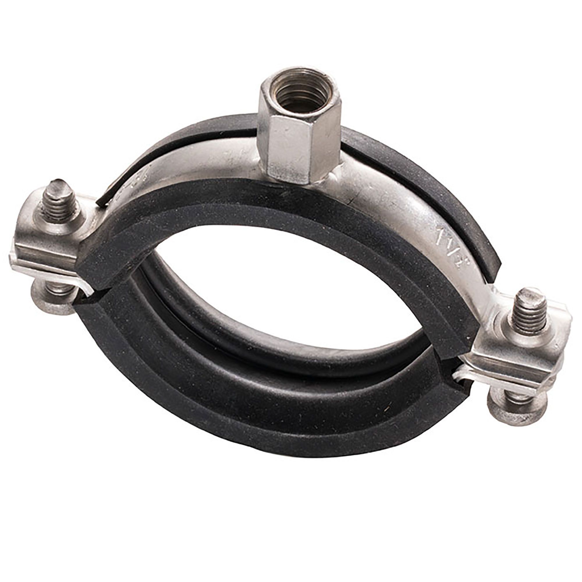 Edelstahl Schraubrohrschelle Regular V4A M8/M10 40-47 mm (1.1/4") mit Einlage von Fixotec Edelstahl Schraubrohrschelle Regular V4A M8/M10 40-47 mm (1.1/4") mit Einlage aus der Kategorie Zweischraubrohrschellen, Klammer, Gerät, Werkzeug, Klammer, Gerät, Werkzeug, Klammer, Gerät, Werkzeug, Klammer, Gerät, Werkzeug, Klammer, Gerät, Werkzeug