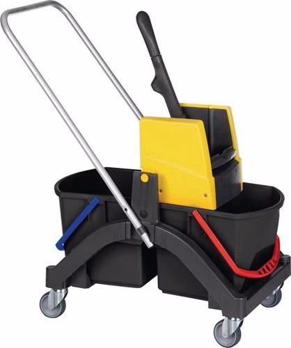 Reinigungswagen Eimer 2 x 17 l und Presse Kunststoff VERMOP aus der Kategorie Reinigungswägen mit der Teilenummer 9000472061