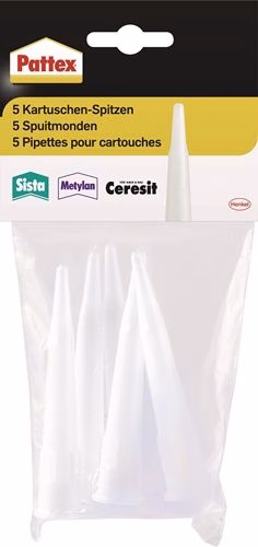 Kartuschenspitze PFWKS Kunststoff 5 Spitzen Beutel PATTEX von der Marke Pattex Kartuschenspitze PFWKS Kunststoff 5 Spitzen Beutel PATTEX aus der Kategorie Kartuschenpressen & Pistolen mit der Teilenummer 4000353509