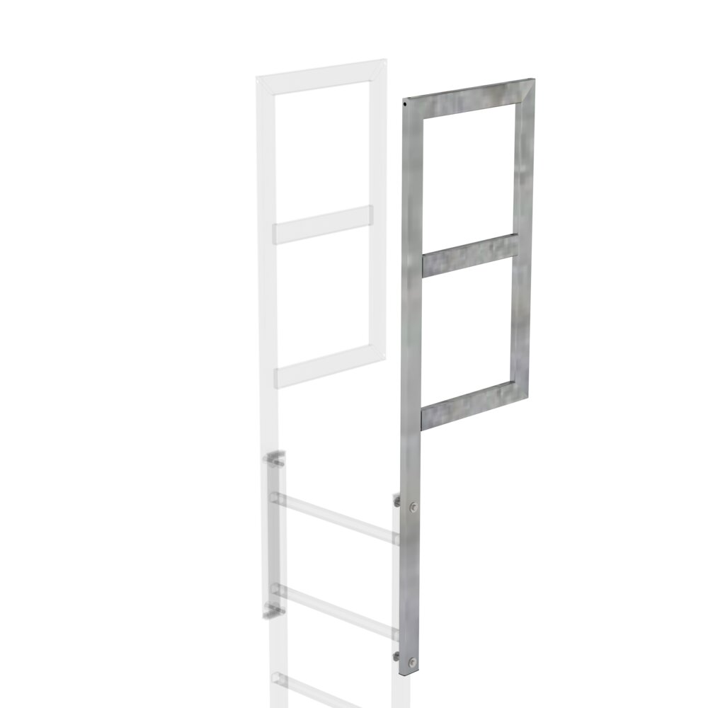 Munk Ausstiegsholm mit Geländeransatz aus der Kategorie Steigtechnik Zubehör & Ersatzteile mit der Artikelnr. 068050