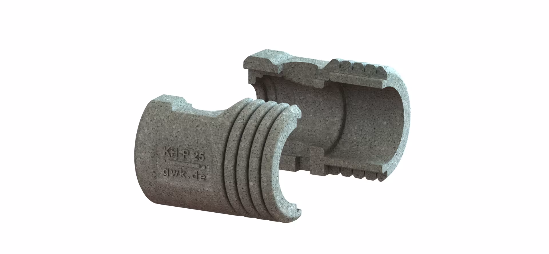 GWK EPP-Box Serie KH-P silbergrau, für Pumpenkugelhähne aus der Kategorie Armaturen-Isolierung