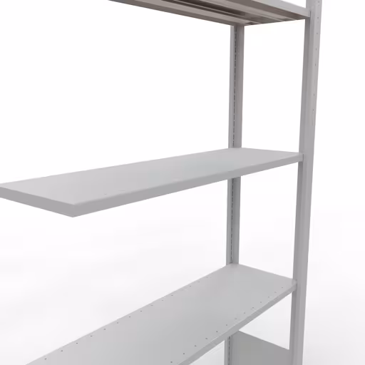 Produktbild Nr 15 des Artikels Anbauregal, Fachbodenregal Stecksystem MULTIplus85, 2000 x 1000 x 300 mm (HxBxT), 5 Fachböden, Längenriegel, RAL 7035 lichtgrau Abbildung Nr 15 des Artikels Anbauregal, Fachbodenregal Stecksystem MULTIplus85, 2000 x 1000 x 300 mm (HxBxT), 5 Fachböden, Längenriegel, RAL 7035 lichtgrau aus der Produktgruppe Stecksystem von der Marke Schulte Lagertechnik