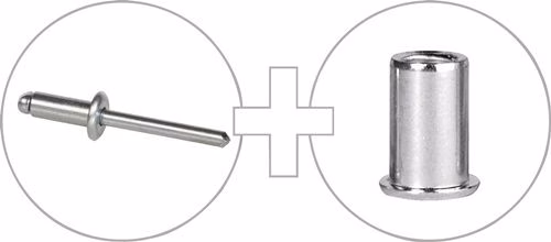 Detailbild 4033230 Kombisetzgerät Flipper® Plus Länge 217 mm mit Öffnungsfeder GESIPA