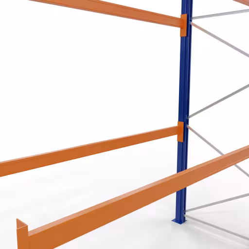 Productafbeelding nr. 10 van het artikel palletstelling 6 spijlen (3000kg) 5000 x 2786 x 1100 mm, blauw/verzinkt/RAL 2004, 4 niveaus, palletgewicht 1.080 kg Figuur nr. 10 van de artikelpallets 6 staven (3000kg) 5000 x 2786 x 1100 mm, blauw/gegalvaniseerd/RAL 2004, 4 niveaus, max. 10 stuks palletgewicht 1.080 kg uit de productgroep palletstellingen van Schulte Lagertechnik