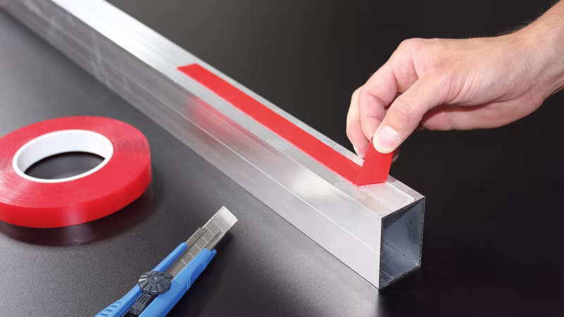 Doppelseitiges Klebeband Pro Tack 1000 - glasklar UV-beständig, 19 mm x 10 m Person, Band