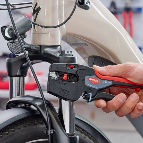 Abisolier- und Crimpzange Länge 190 mm 0,03 - 10 mm² (AWG 32 - 8) KNIPEX