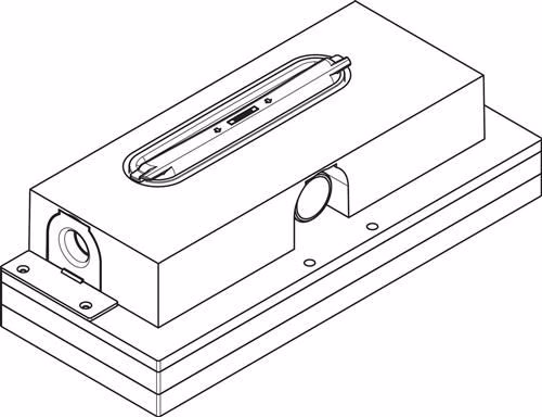 Grundkörper uBox universal für Duschrinnen-Ablaufgehäuse für flache Installation HANSGROHE