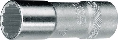 Insert de clé à douille D 19 L 1/2 pouce 12 pans SW 10 mm longueur 77 mm GEDORE par Gedore Douille GEDORE 1/2" 12 pans D 19 L de la catégorie des coffrets de douilles 1/2", numéro d'article 4000821340