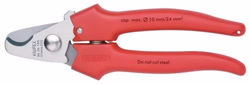 Primary Image 2214647 Kabelschere Länge 165 mm Kopf poliert Kunststoff umspritzt KNIPEX