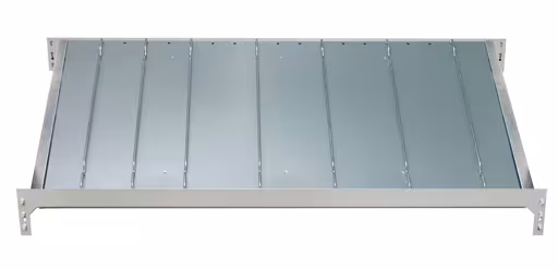 Zusatzebene 1300x800 mm, Typ 150 mit 7 Trenn-u.2 Seitenführungen von der Marke Schulte Lagertechnik aus der Produktreihe Fachbodenregale